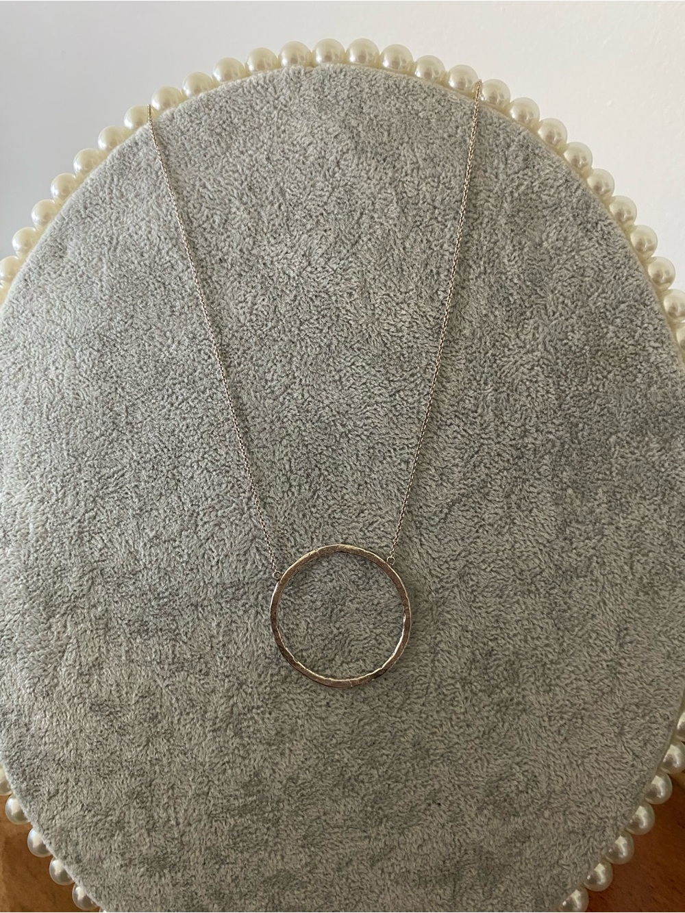 Silpada Stirling Silver Circle Pendant Necklace